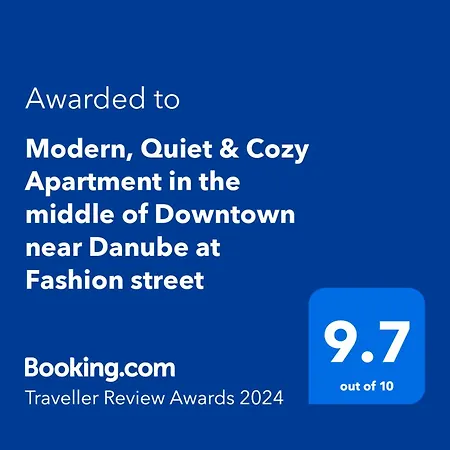 Modern, Quiet & Cozy In The Middle Of Downtown Near Danube At Fashion Street Апартаменты *
